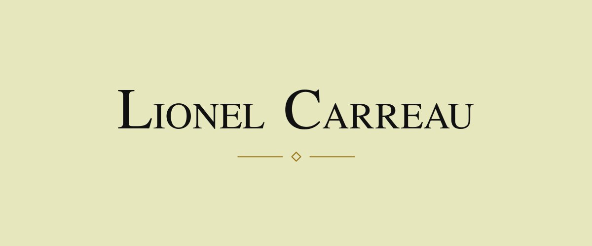 Champagne Lionel Carreau house-name banner